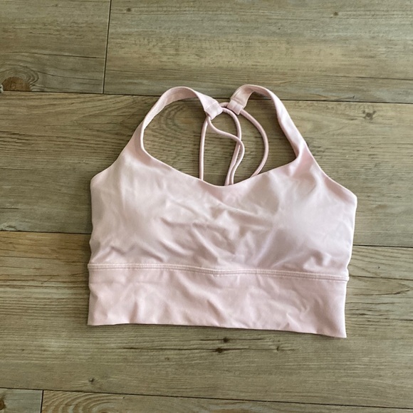Lululemon light pink sports bra never worn !!! - Picture 1 of 3